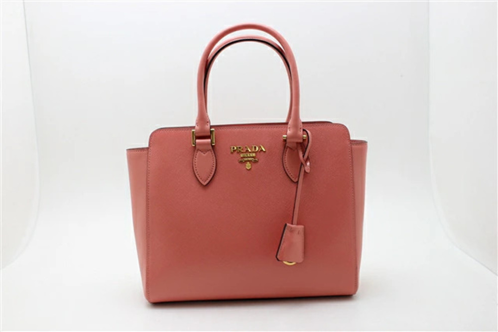 Prada Bag Shoulder Embossed Pink